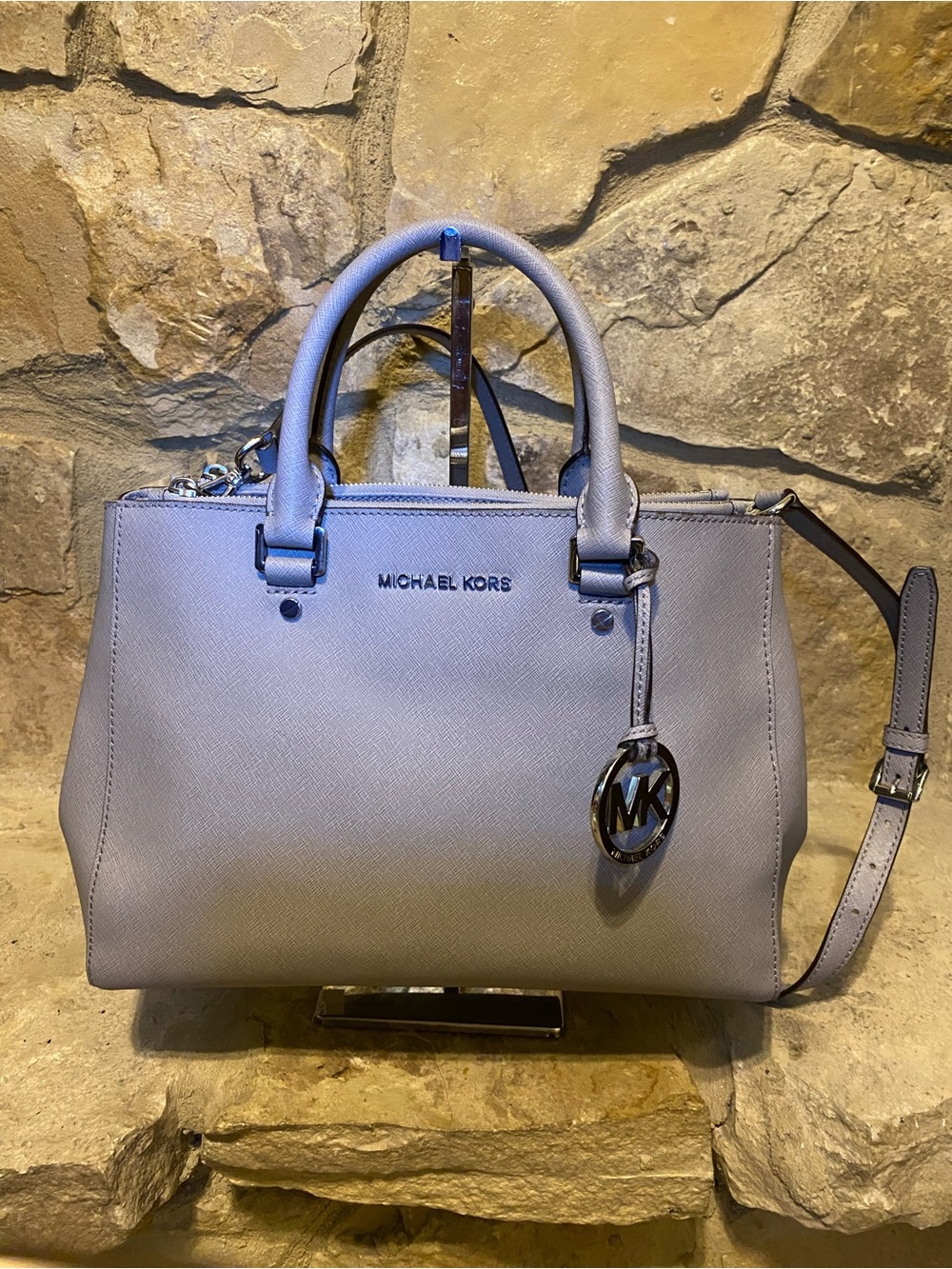 Michael Kors Medium Saffiano leather Sutton Satchel bag